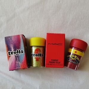 MAC Cosmetics Trolls and Wonder Woman Pigment Set - LIMITED EDITION